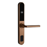 Cerradura Inteligente Delgada e Impermeable para Hotel con Software Gratuito y Cerradura Europea para Puerta de PVC