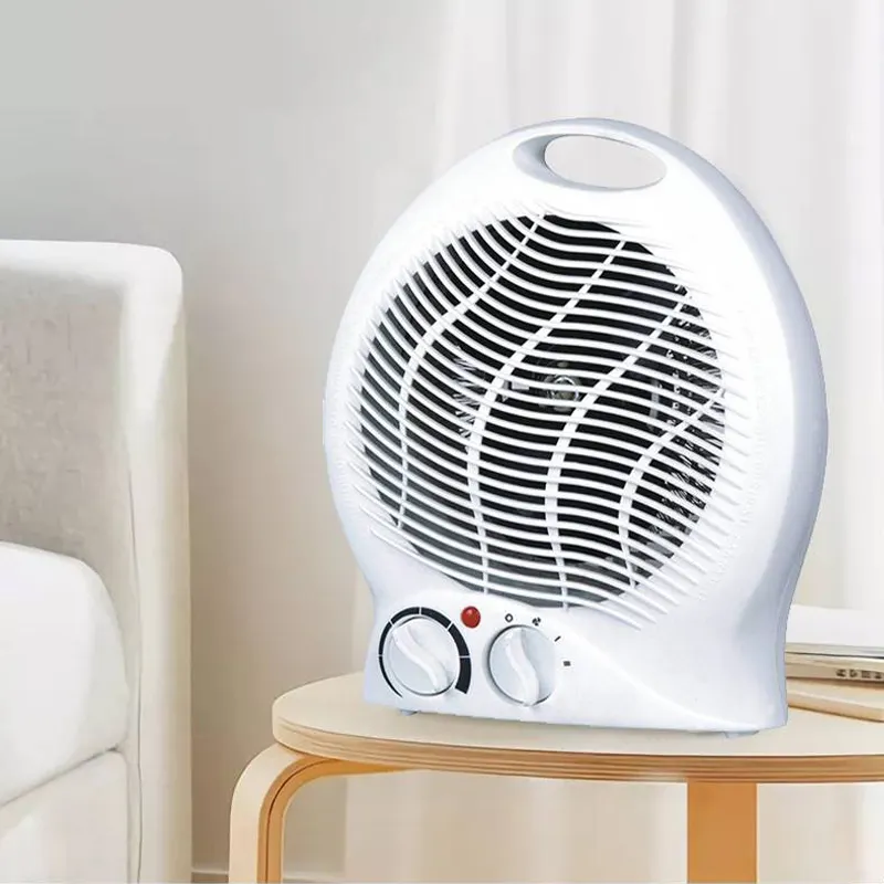 Taşınabilir elektrikli uzay isıtıcı 1000W/2000W ayarlanabilir termostat Fan ısıtıcı ev ofis yatak odası zemin masası masa üstü isıtıcı için