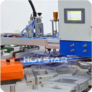 Machine d'impression de bonnet de bain en silicone 2 couleurs à vendre Imprimante rapide d'écran d'étiquettes pour étiquettes de cou de t-shirt - Product Image 6