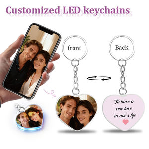 Portachiavi LED Bifacciale in PVC con Stampa UV a Colori Premium, Foto Nitide, Alta Durabilità per Uso Quotidiano, Accessori Originali - Product Image 4