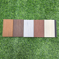 Panneaux de bardage mural WPC d'extérieur, revêtement décoratif, co-extrusion, composite bois-plastique, panneau de façade WPC pour villas, salles de bain