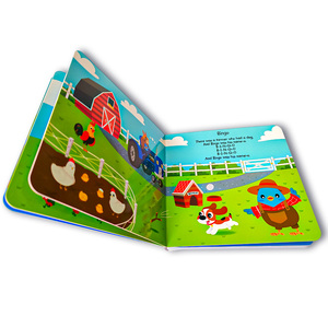 Livre audio d'apprentissage personnalisé pour enfants Livre de son personnalisé multi-boutons Cartoon en différentes langues Livre audio pour enfants - Product Image 3