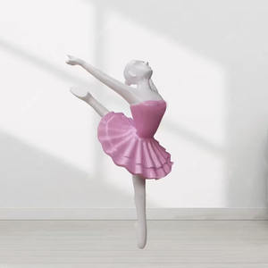 カスタマイズされた等身大ファイバーグラスモダンバレエダンサー像環境にやさしい屋内屋外装飾彫刻 - Product Image 6