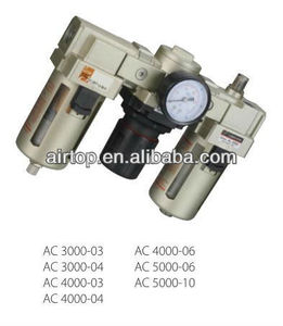 Unidades FRL AIRTOP AC1010~5010, Contenedor de Policarbonato, Tratamiento de Fuente de Aire, Componentes Neumáticos, Filtro de 25 mm, Tipo de Alivio - Product Image 4