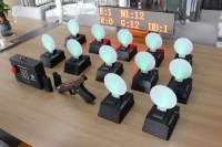 Objetivos Desplegables para Pistolas de Aire Comprimido, Balas Blandas, Paintball, Juguetes de Tiro con Diferentes Modos para Deportes y Entretenimiento Infantil