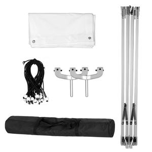 Panel difusor desmontable de 2,4x2,4 m, pantalla de mariposa de difusión superior portátil, Kit de marco de malla, modificador de luz de mariposa - Product Image 5