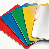 Panneau composite en aluminium Alucobond 4 mm PVDF ACM ACP pour façades, plafonds, cloisons intérieures et extérieures, revêtement mural extérieur