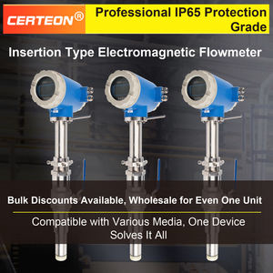 DN200～DN800 4–20mA RS485 出力付き 上下水対応 挿入型電磁流量計 - Product Image 2