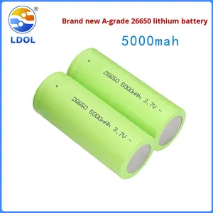 공장 직송 26650 순수 삼원계 리튬 배터리 5C5000mAh 전기차 배터리 강력한 라이트 플래시라이트 모델 - Product Image 2