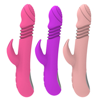 USB Wasserdichter Vibrator für Frauen mit Heizfunktion, Multi-Frequenz G-Punkt und Klitoris-Stimulator
