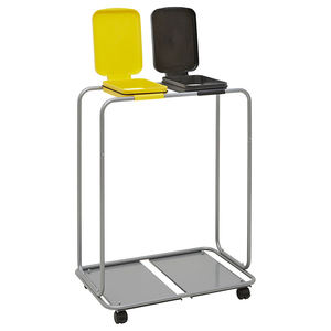 JH-Mech telaio esterno di grande capacità contiene 30-55 galloni Multi uso sacchetti di selezione foglia di <span class=keywords><strong>metallo</strong></span> porta sacco della spazzatura - Product Image 3