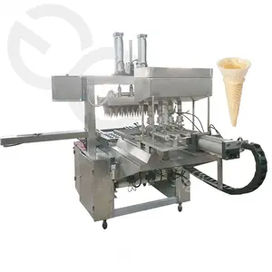 Nouvelle machine automatique à gaufres et cornets de crème glacée 220V <span class=keywords><strong>pour</strong></span> snacks - Product Image 1