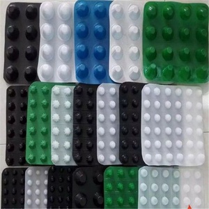 ホットセール 黒緑色 凸型排水板 グリーンルーフトレイ 排水シート 排水セル 排水マット - Product Image 6