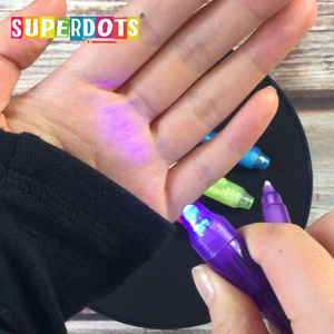 Bolígrafo Secreto OEM con Luz UV, Bolígrafo Invisible con Luz, Marcador Textil para Mensajes <span class=keywords><strong>Secretos</strong></span>, Tinta Invisible UV que Desaparece en Tela - Product Image 4