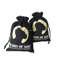Logo personnalisé lin biologique faveurs de mariage pochette cadeau écologique jute cordon porte-clés sacs