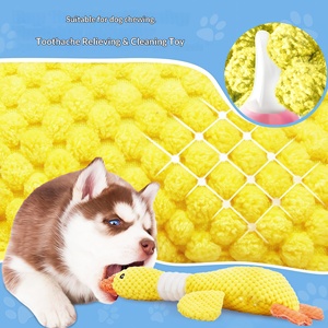 Neues Design Fabrik-Großhandel Langlebige Hundespielzeuge Flauschige Quietschende Tiergeräusche Plüsch Niedliche Haustier-Spielzeuge - Product Image 2