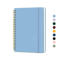 NUOXIN Vente en gros Journal à spirale doublé Cahier A5 à couverture rigide pour cadeau scolaire Dessin