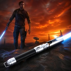 <span class=keywords><strong>Sabre</strong></span> <span class=keywords><strong>laser</strong></span> Nexussabers <span class=keywords><strong>Cal</strong></span> Kestis CNC avec poignée métallique RGB, mouvement fluide, <span class=keywords><strong>sabre</strong></span> Graflex pour cosplay Star Wars - Product Image 1