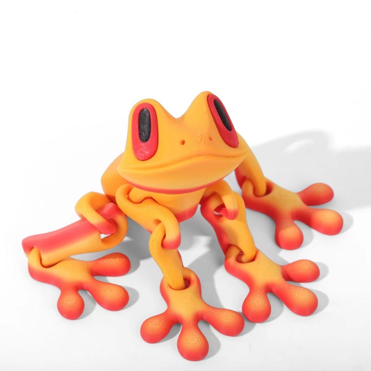 Rana magnética [Rojo Dorado] 20cm