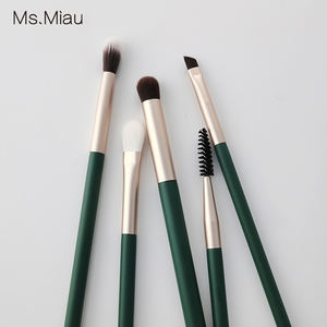 แปรงแต่งหน้าขนแกะใยไฟเบอร์ด้ามไม้เรียว<span class=keywords><strong>สี</strong></span><span class=keywords><strong>เขียว</strong></span>ของคนเยอรมันชุดเครื่องมือความงาม8ชิ้น - Product Image 6