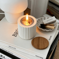 Fabricant OEM ODM, vente en gros de tables de feu en béton, foyer durable et portable au bioéthanol, foyer pour hôtel de luxe