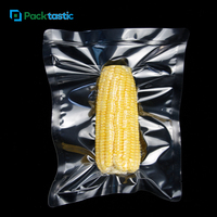 Packtastic pochette de cornue haute température 121 de qualité alimentaire sac sous vide en nylon en plastique transparent sacs d'emballage sous vide