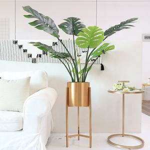 <span class=keywords><strong>Plante</strong></span> artificielle en plastique <span class=keywords><strong>Monstera</strong></span> <span class=keywords><strong>Variegata</strong></span> de 110 cm, aspect naturel, résistante à l'eau, écologique, intérieure, éternelle - Product Image 1