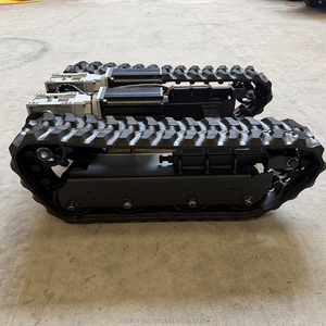 Châssis à chenilles compact électrique de 500 kg avec moteur 5 kW et chenilles en caoutchouc pour la modification de machines agricoles légères - Product Image 2