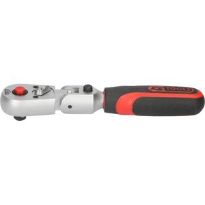 KS TOOLS-911,1495 1/4 ''Cabeza flexible de trinquete reversible, 45 dientes-EAN 4042146047446 RATCHETS 1/4" - Product Image 1