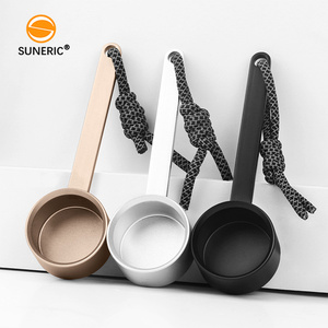 Misurino per Caffè in Polvere con Manico Lungo in Lega di Alluminio, Cucchiaio Dosatore per Chicchi di Caffè in Metallo, <span class=keywords><strong>Oro</strong></span> - Product Image 1