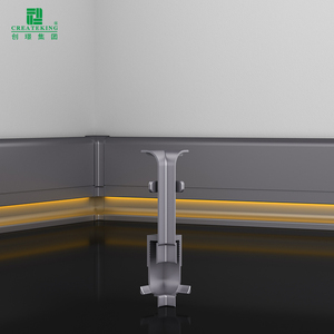 CREATEKING Fireproof &amp; Moisture-Proof LED Aluminum <strong>Baseboard</strong> with 5 Year Warranty Easy Install for Commercial Buildings - Product Image 5