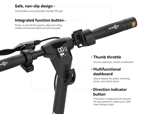 Xe <span class=keywords><strong>Scooter</strong></span> Điện Gấp Nhanh Cầm Tay 250W 25km/h Cho Người Lớn, Điều Khiển Thông Minh Bằng Ứng Dụng, Chống Trượt - Product Image 5