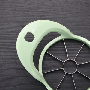 Coupe-pommes créatif en acier inoxydable, trancheuse à fruits manuelle, diviseur, évideur en PP pour usage domestique en cuisine, outils métalliques pour légumes - Product Image 4