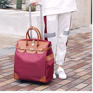 <span class=keywords><strong>Sac</strong></span> de voyage <span class=keywords><strong>à</strong></span> roulettes unisexe léger pour courtes distances, grande capacité, <span class=keywords><strong>sac</strong></span> <span class=keywords><strong>à</strong></span> <span class=keywords><strong>main</strong></span>, bagage <span class=keywords><strong>à</strong></span> roulettes pivotantes - Product Image 1