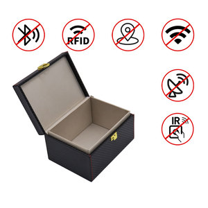 Caja Bloqueadora <span class=keywords><strong>de</strong></span> Señales para Auto CAJTS, <span class=keywords><strong>de</strong></span> Cuero PU, <span class=keywords><strong>Bloqueador</strong></span> <span class=keywords><strong>de</strong></span> Señales RFID, Caja Faraday Antirrobo, Caja <span class=keywords><strong>de</strong></span> Seguridad para Llaves - Product Image 2