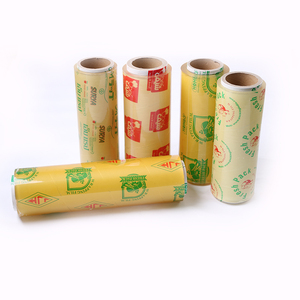 Envoltura de colchón transparente de alta calidad, precio al por mayor, envoltura de película adhesiva de plástico Pvc para embalaje de alimentos, película elástica - Product Image 1