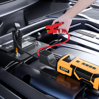 Arrancador de Coches de Alta Potencia de 14.8v y 8000mAh, Banco de Energía Portátil, Inflador de Neumáticos, Compresor de Aire