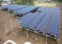 Sistema de Montaje Solar Fotovoltaico Agrícola de Acero Galvanizado en Caliente para Terrenos Cultivables con Baja Disturbancia del Suelo