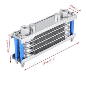 Atv Pit Bike Racing Radiator Transmissie Oliekoeler Voor Mini Aap Fiets 110cc 125cc 150cc 250cc