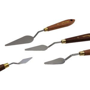 Cuchillo de pintura Hz con mango de madera, números 9, 10, 11, herramientas de pintura artística para raspar texturas con pintura al óleo - Product Image 2