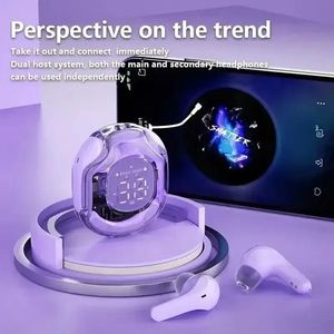 ชุดหูฟัง T8 BT5.3ไร้สายแบบ AIR39ใหม่หูฟัง ENC หูฟัง LED <span class=keywords><strong>พ</strong></span>ลังจอแสดงผลดิจิตอลหูฟังเสียงสเตอริโอสำหรับเล่นกีฬา - Product Image 3