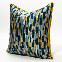 Nouveau vert jaune carré taies d'oreiller 18x18 20x20 pouces décor à la maison décoratif jeter taie d'oreiller pour canapé canapé taies d'oreiller