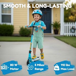 Livraison rapide depuis les États-Unis, trottinette électrique pour enfants, vitesse maximale de 8 km/h, trottinette électrique en gros, avec frein à pied arrière pour couper l'alimentation - Product Image 4