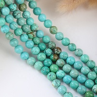 Perles de Howlite de Turquoise Gree jaune de polissage en gros pour la fabrication de bijoux bracelet à bricoler soi-même collier artisanat pierres précieuses en vrac