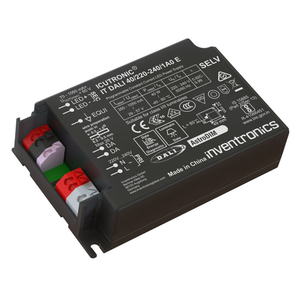 Controlador LED Impermeable Inventronics IT DALI AstroDim, Fuente de Alimentación Conmutada 20W/40W/75W DC, Protección Contra Sobretensiones CLO 10 KV para Iluminación - Product Image 2