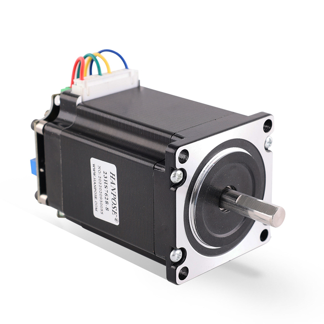 Hanpose 57 Motor 2.8A 189N.CM 23HS7628-DRV High Torque Motor for 3D Printer Monitor Equipment Nema 23 Stepper Motor With Driver
