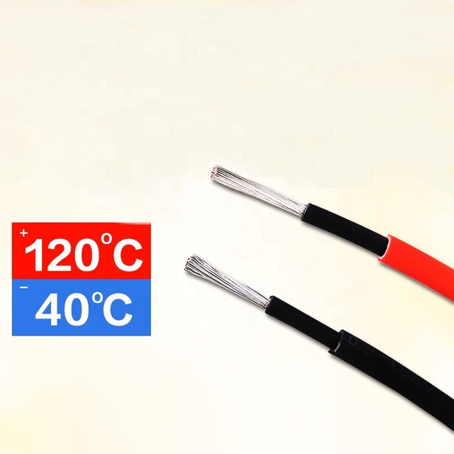 Wholesale Industrial 4mm Tinned Copper Solid XLPE Insulated DC 1800V UV Solar Power Cable for for PV Module Cable