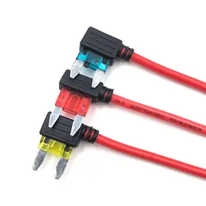 SEUO Good Selling Standard Mini 10A/15A/20A Car Fuse Holder Simple Blade Fuse Tap Inline Blade Fuse Holder Plug Adapter