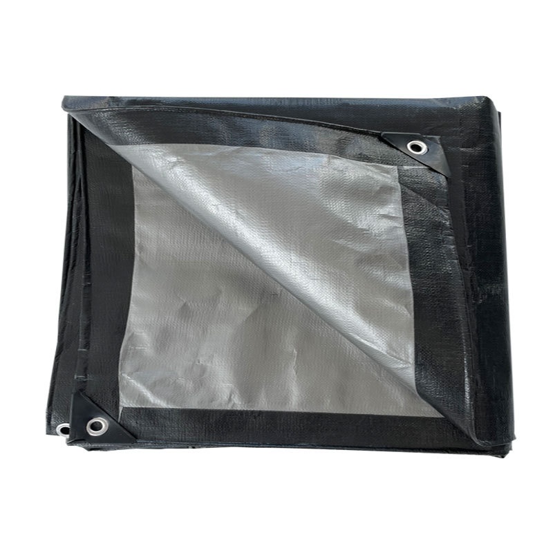 Recycled PE Coated Plain Tarpaulin Curtain Shrink-Resistant Factory Cheap Price GRS Rosh Reach HANJET Brand