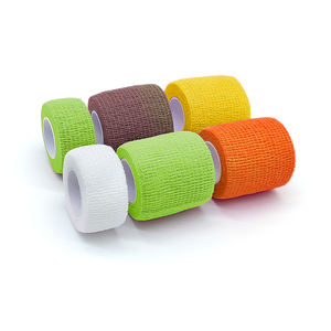 Ruban <span class=keywords><strong>de</strong></span> sport cohésif auto-adhésif en latex <span class=keywords><strong>de</strong></span> coton non tissé rose pour bandages d'athlètes - Product Image 2